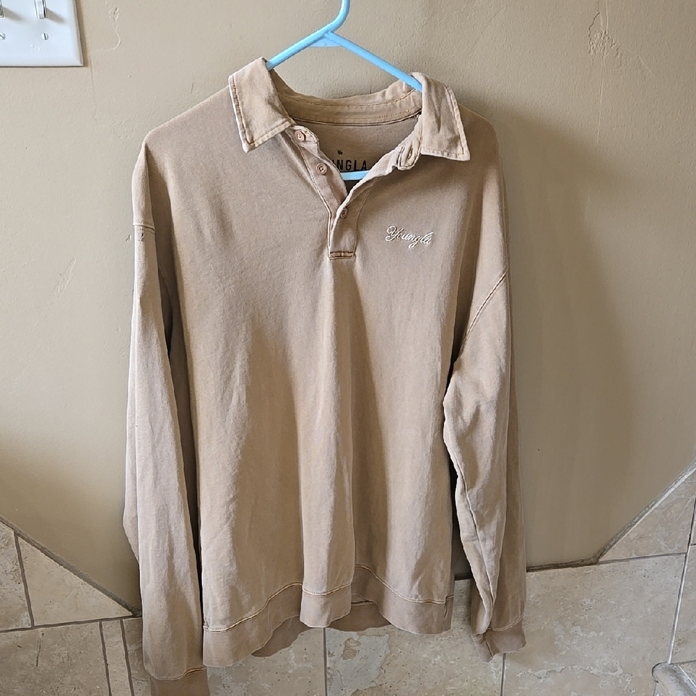 YoungLA Tan Long Sleeve Shirt